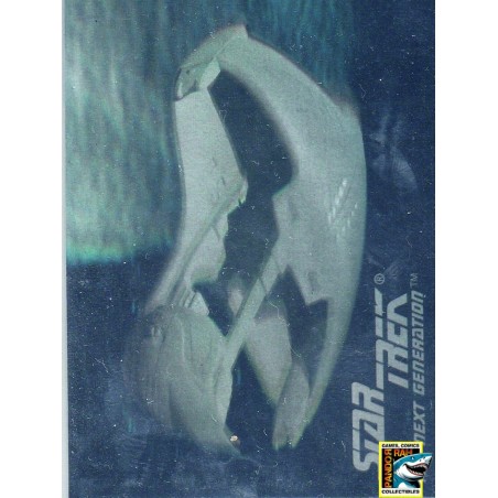 Star Trek The Next Generation Trading Card Romulan Warbird Hologram