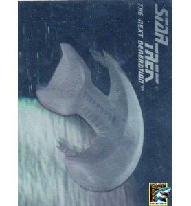 Star Trek The Next Generation Trading Card Ferengi Starship Hologram