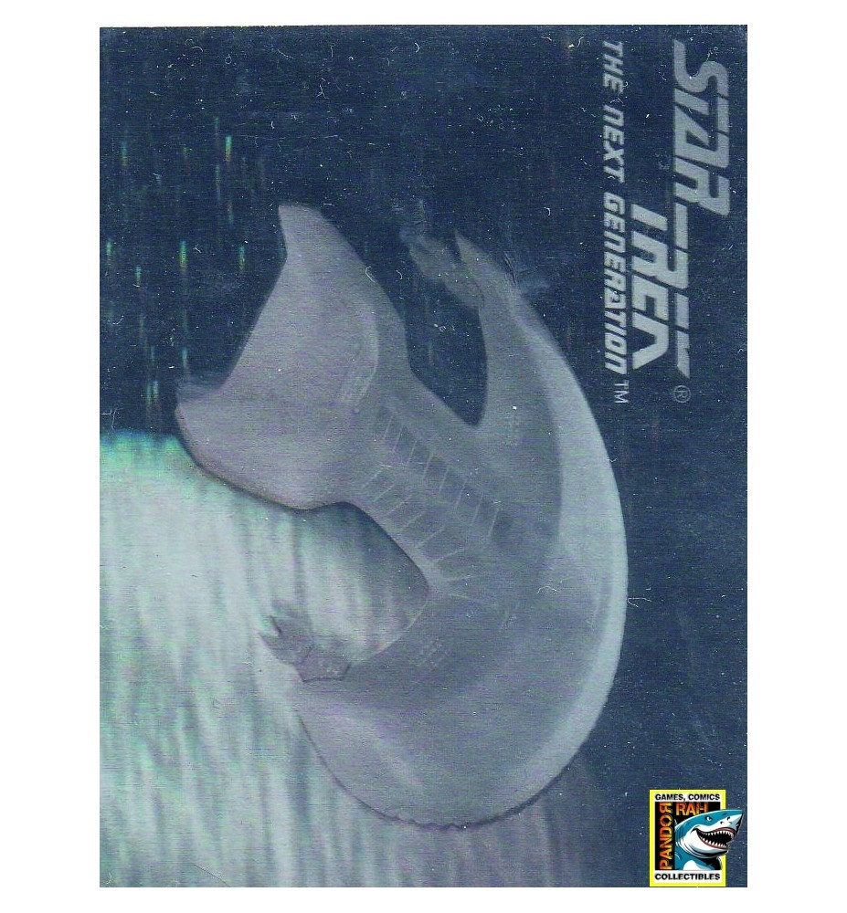 Star Trek The Next Generation Trading Card Ferengi Starship Hologram