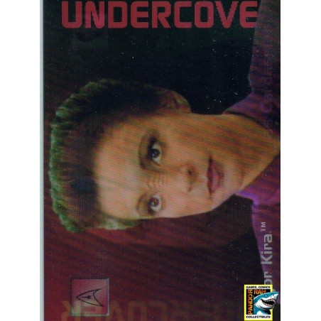 30 Years Of Star Trek Phase 2 Trading Cards Major Kira Undercover Flip Motion