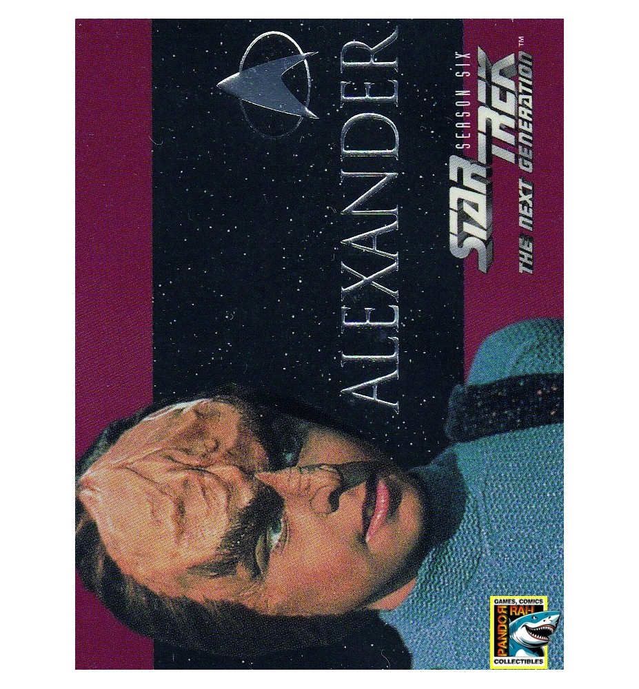 1997 Star Trek TNG Season 6 Embossed Chase Card S35 Alexander