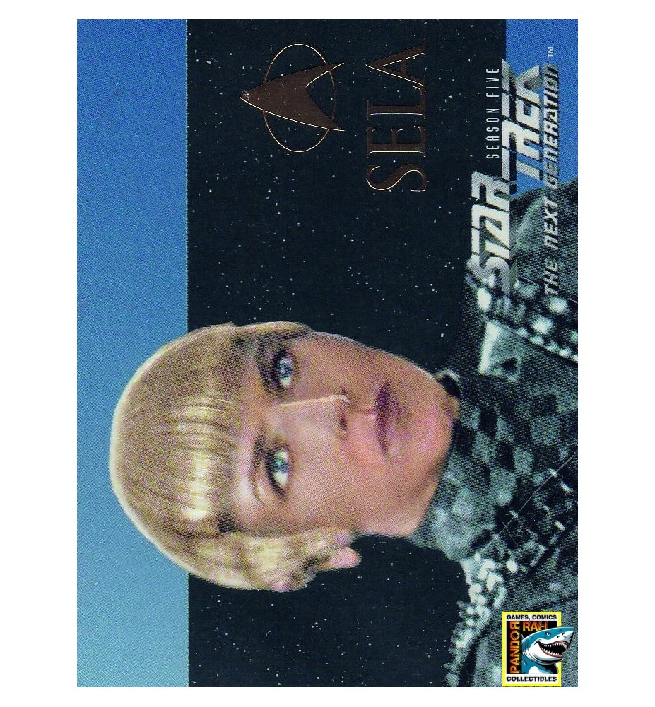 1996 Star Trek TNG Season 5 Embossed Chase Card S30 Sela