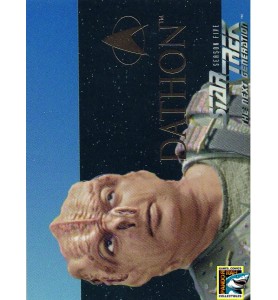 1996 Star Trek TNG Season 5 Embossed Chase Card S28 Dathon