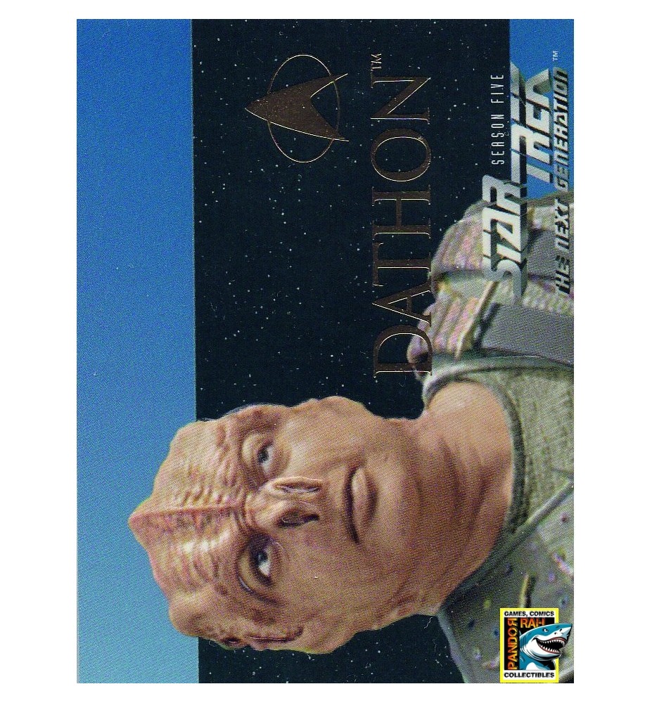 1996 Star Trek TNG Season 5 Embossed Chase Card S28 Dathon