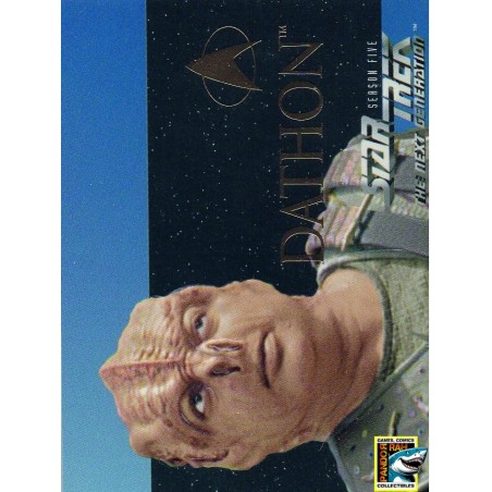 1996 Star Trek TNG Season 5 Embossed Chase Card S28 Dathon