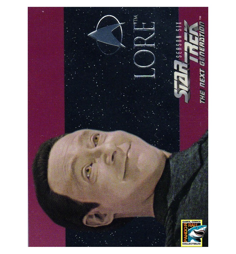 1997 Star Trek TNG Season 6 Embossed Chase Card S36 Lore