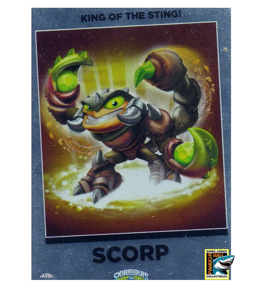 Topps Skylanders Swap Force Scorp Foil