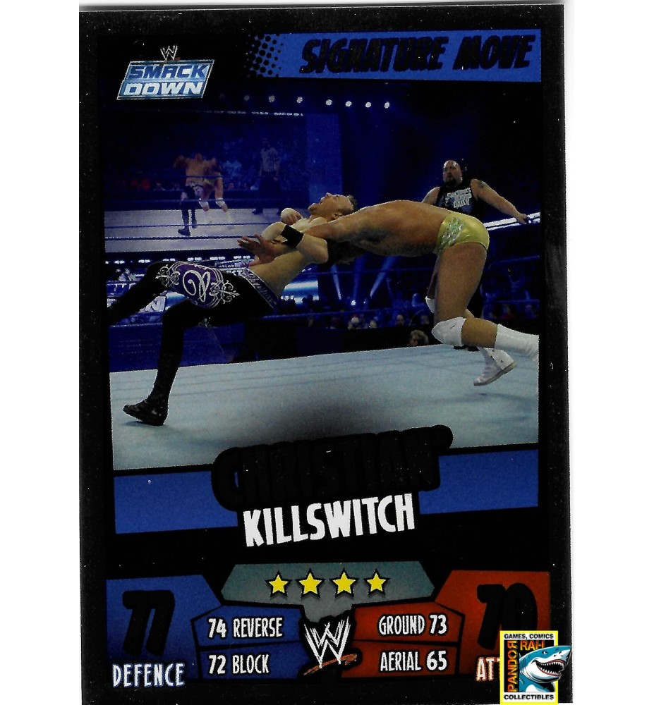 WWE Slam Attax Rumble 2011 Christian Kill Switch Mirror Foil