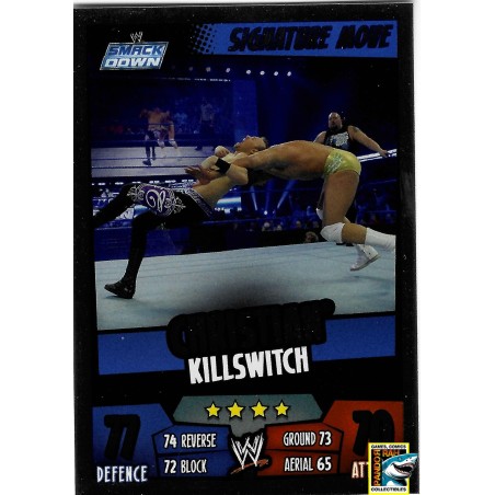 WWE Slam Attax Rumble 2011 Christian Kill Switch Mirror Foil