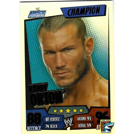 WWE Slam Attax Rumble 2011 Randy Orton Rainbow Foil