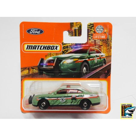 Matchbox Ford Police Interceptor Groen 1:65