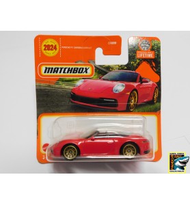 Matchbox Porsche 911 Carrera Cabriolet Rood 1:65