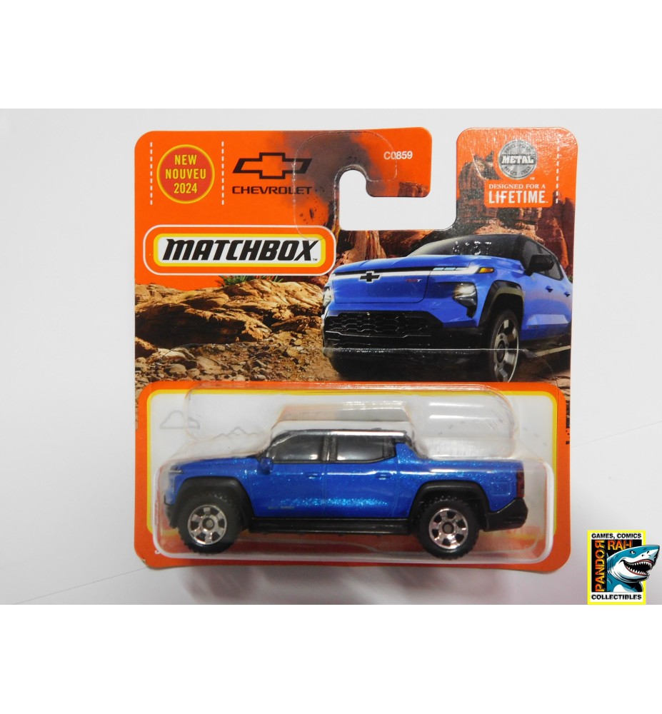 Matchbox 2024 Chevy Silverado EV Met. Blauw 1:65