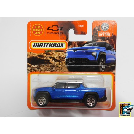 Matchbox 2024 Chevy Silverado EV Met. Blauw 1:65