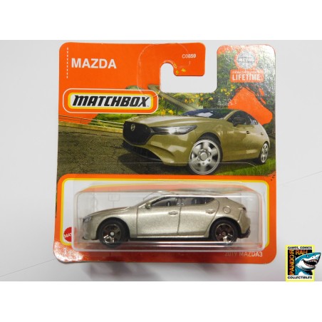 Matchbox 2019 Mazda3 Met. Zand 1:65