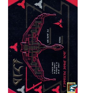 1996 Star Trek TNG Season 2 Embossed Chase Card S7 K'Vort Class Pagh