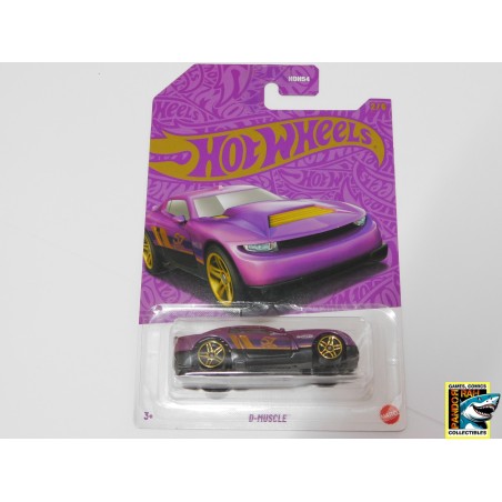 Hot Wheels D-Muscle Paars Goudkleurig 1:65