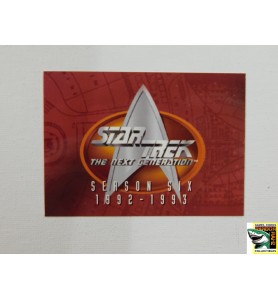 Incomplete Set 89/90 Star Trek The Next Generation Season Six