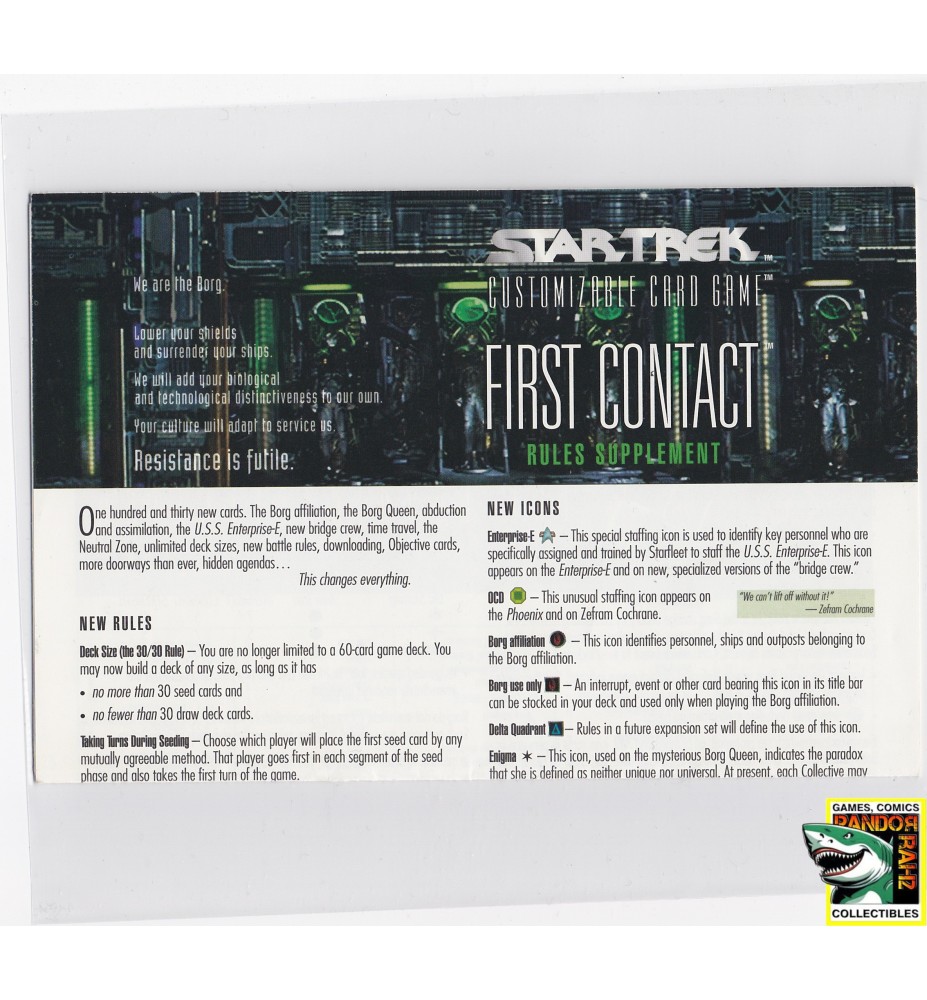 Star Trek First Contact Rules Supplement