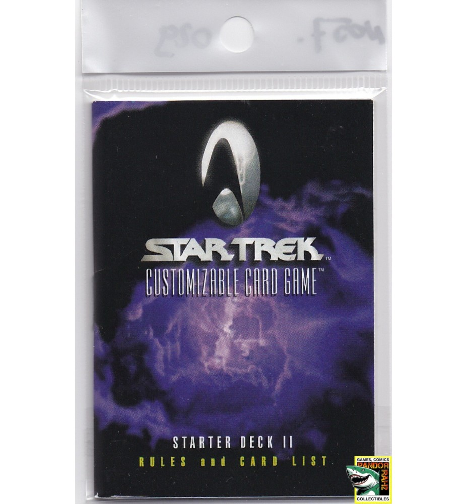 Star Trek Starter Deck II Rules And Card List