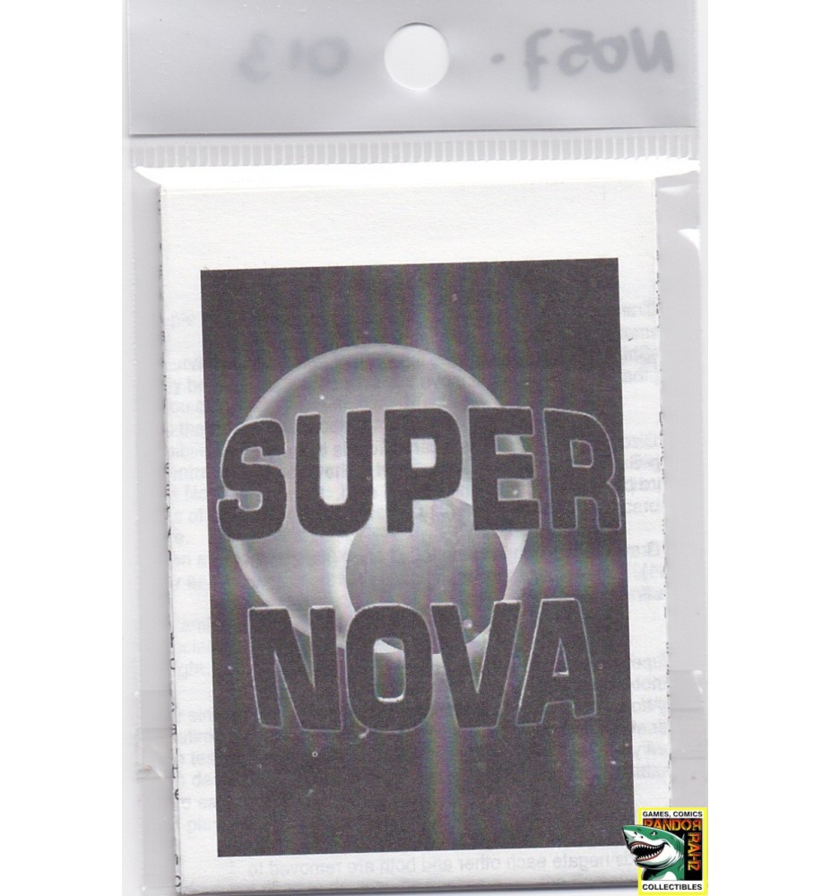 Super Nova Rulebook