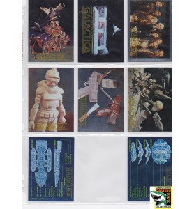 Incomplete Set 60/72 Dart Battlestar Galactica Trading Cards