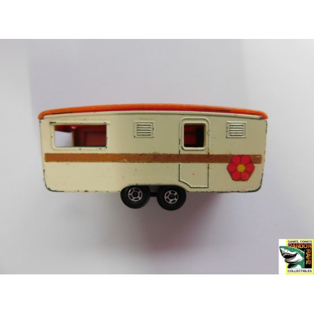 Matchbox 1970/57 Trailer Caravan Beige 3 Inch